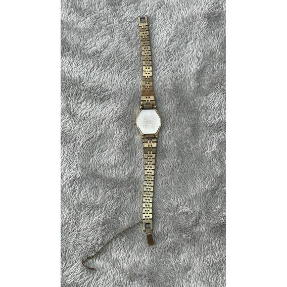 Vintage Seiko  Women Watch Gold Tone Gold Dial Round 2Y00-0019 !! Parts/Repair ! - Picture 3 of 14